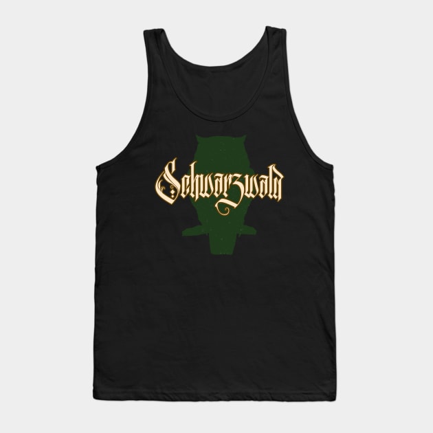 Schwarzwald Eule Uhu Vogel Natur Schwaben Tank Top by Foxxy Merch